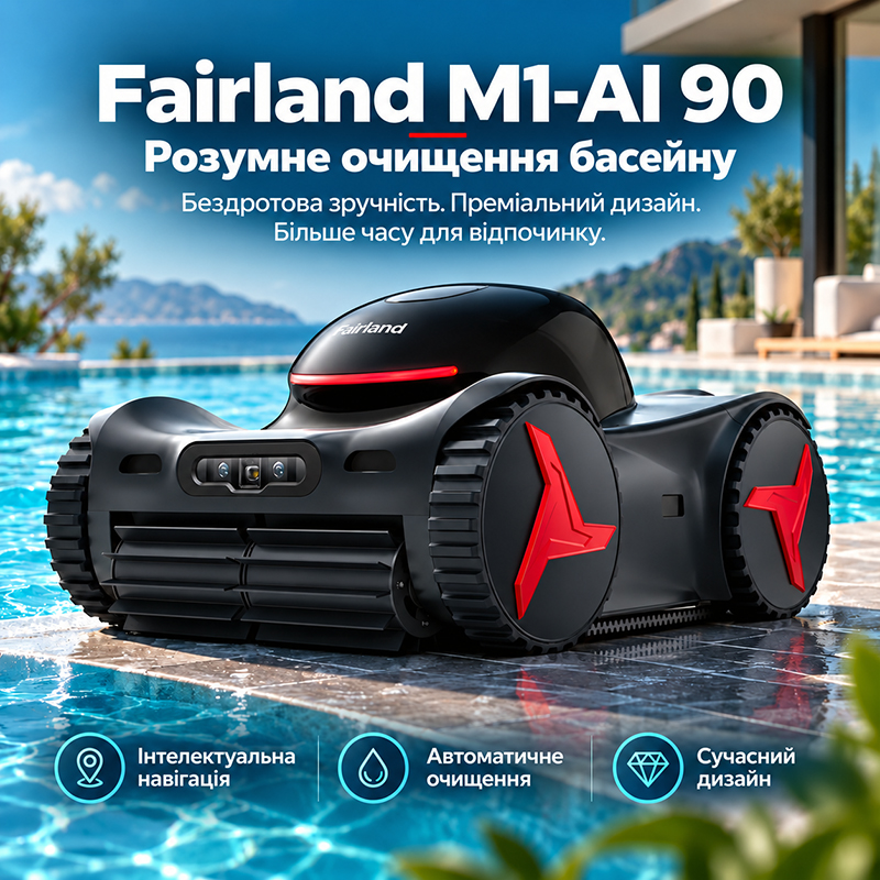 Робот-пилосос Fairland M1-AI — діагностика помилок і несправностей