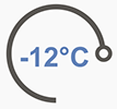 Здатний працювати до температури -12 ℃