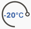 Здатний працювати до температури -20 ℃