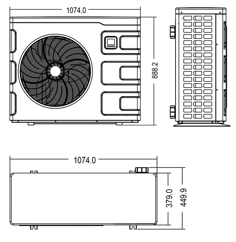 Габаритні розміри Inverpac S215