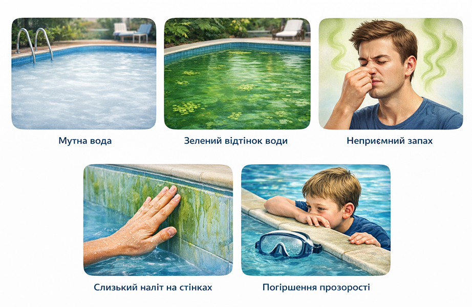Чому однієї фільтрації недостатньо для очищення води в басейні