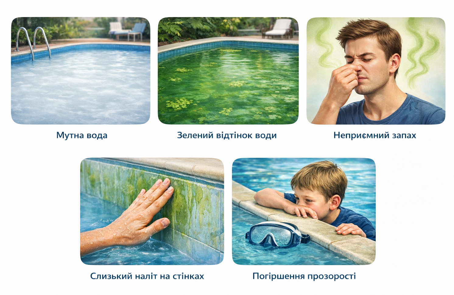 Чому однієї фільтрації недостатньо для очищення води у басейні
