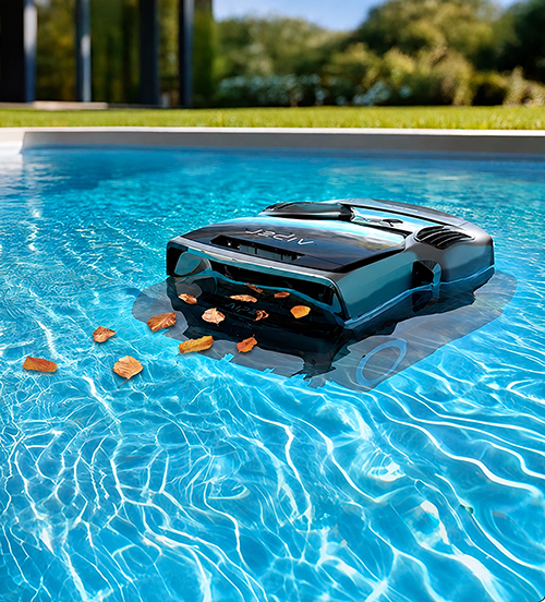 Aiper Scuba X1 Pro Max очищает поверхность воды