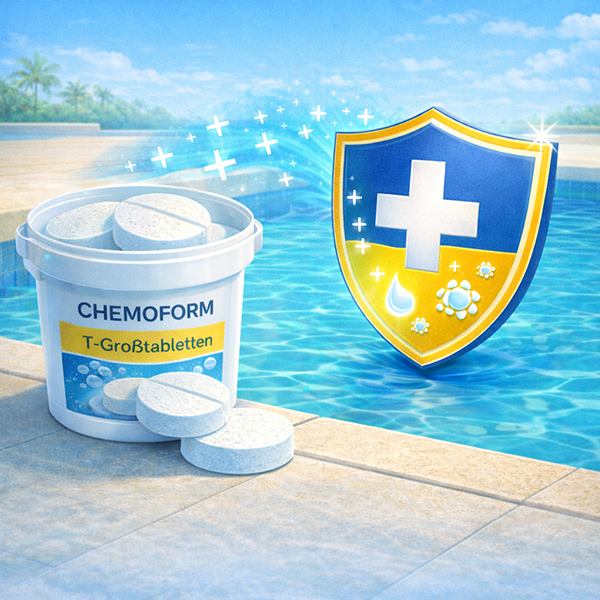 Довготривалий хлор для басейну Chemoform T-Großtabletten