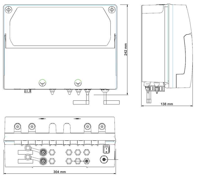 Габаритні розміри Vagner Swimming Pool Basic