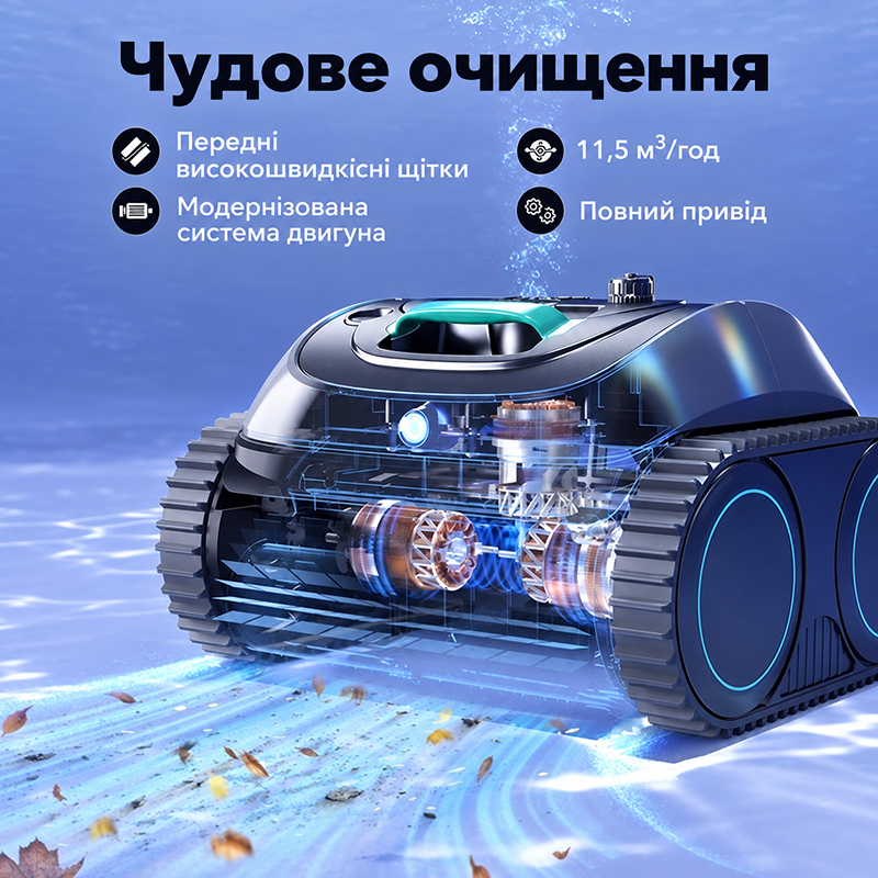 Потужне очищення та фільтрація Wybotics C1