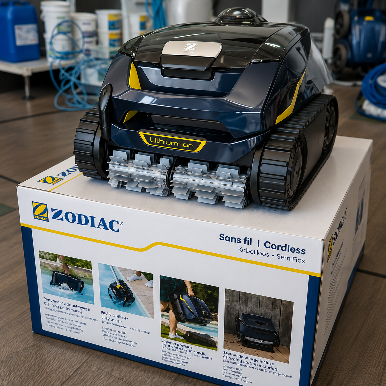 Аккумуляторный робот-пылесос Zodiac Freerider RF 5400 iQ для бассейна